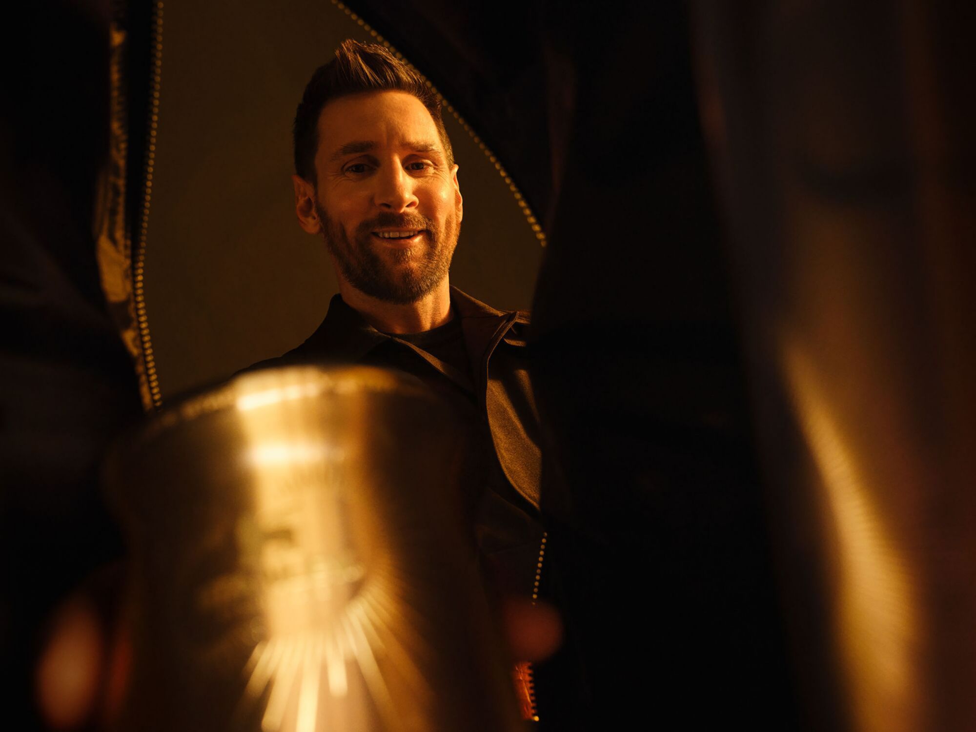 Stanley 64 oz. IceFlow Flip Straw 2.0 Jug - Messi x Stanley 1913 Gold product image