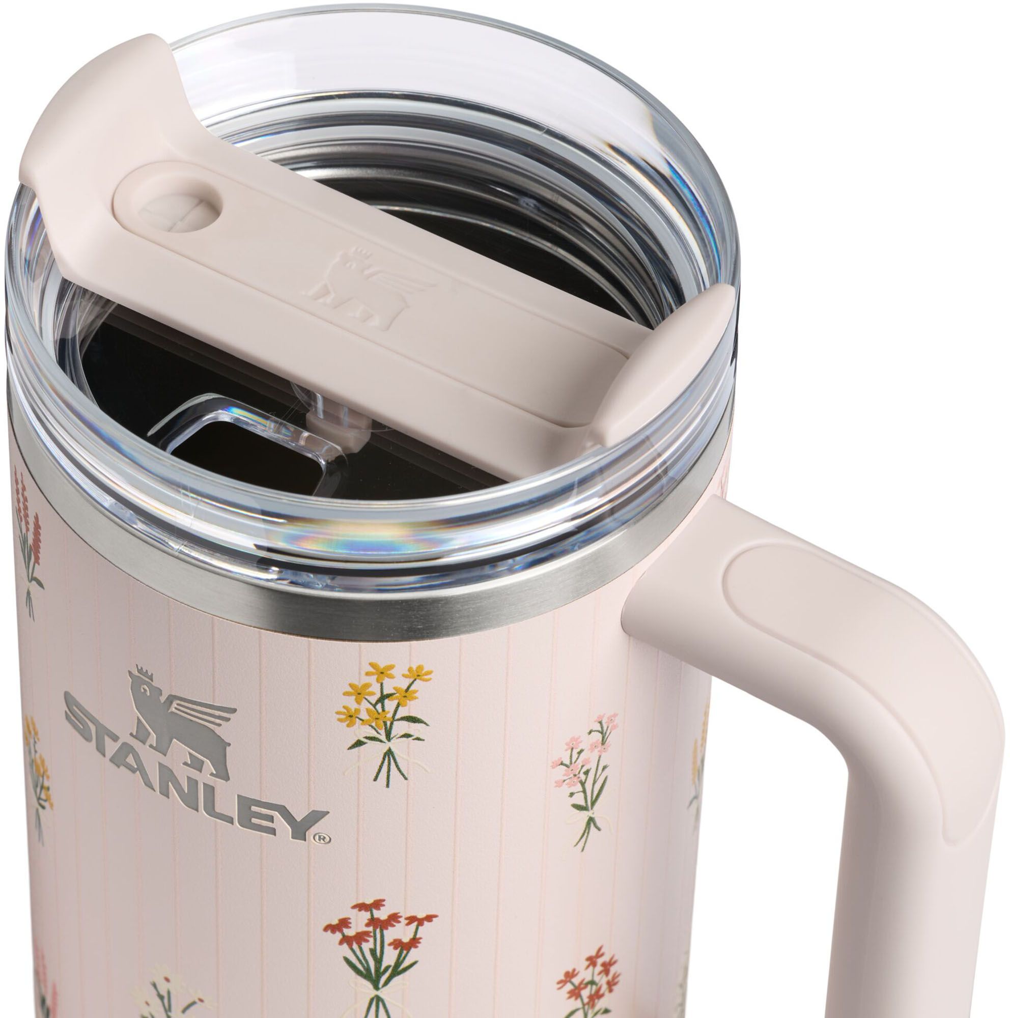 Stanley 30 oz. Quencher H2.0 FlowState Tumbler - Rose Quartz Bouquets product image