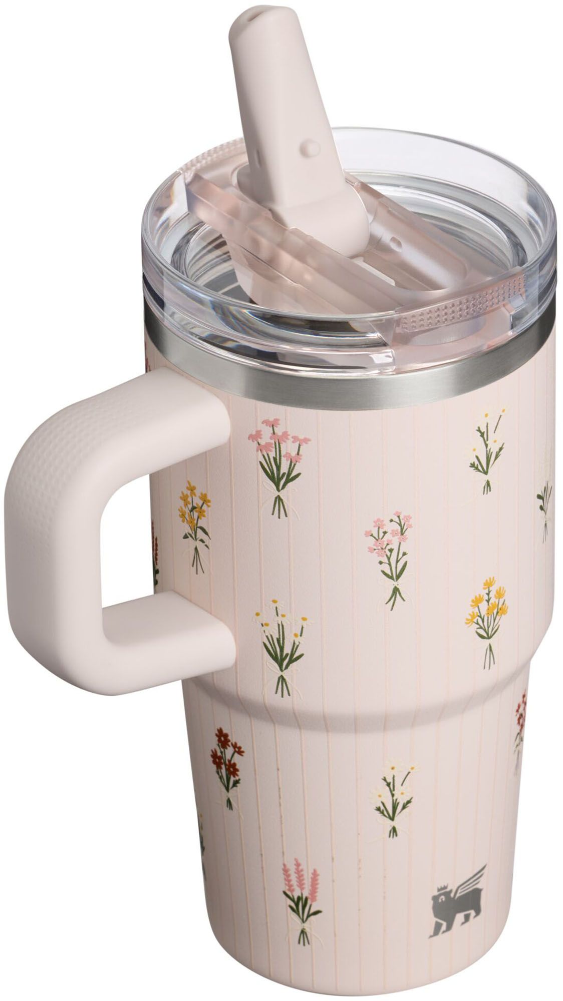Stanley 20 oz. Quencher ProTour Flip Straw Tumbler - Rose Quartz Bouquets product image