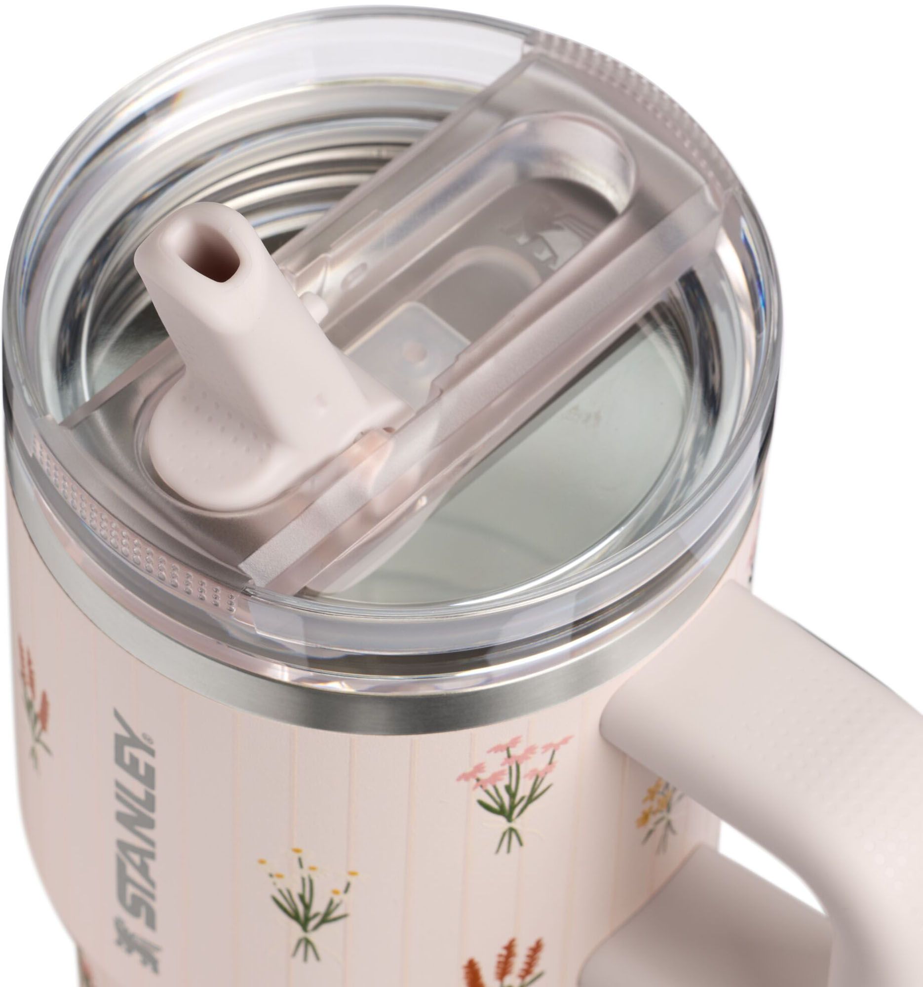 Stanley 20 oz. Quencher ProTour Flip Straw Tumbler - Rose Quartz Bouquets product image