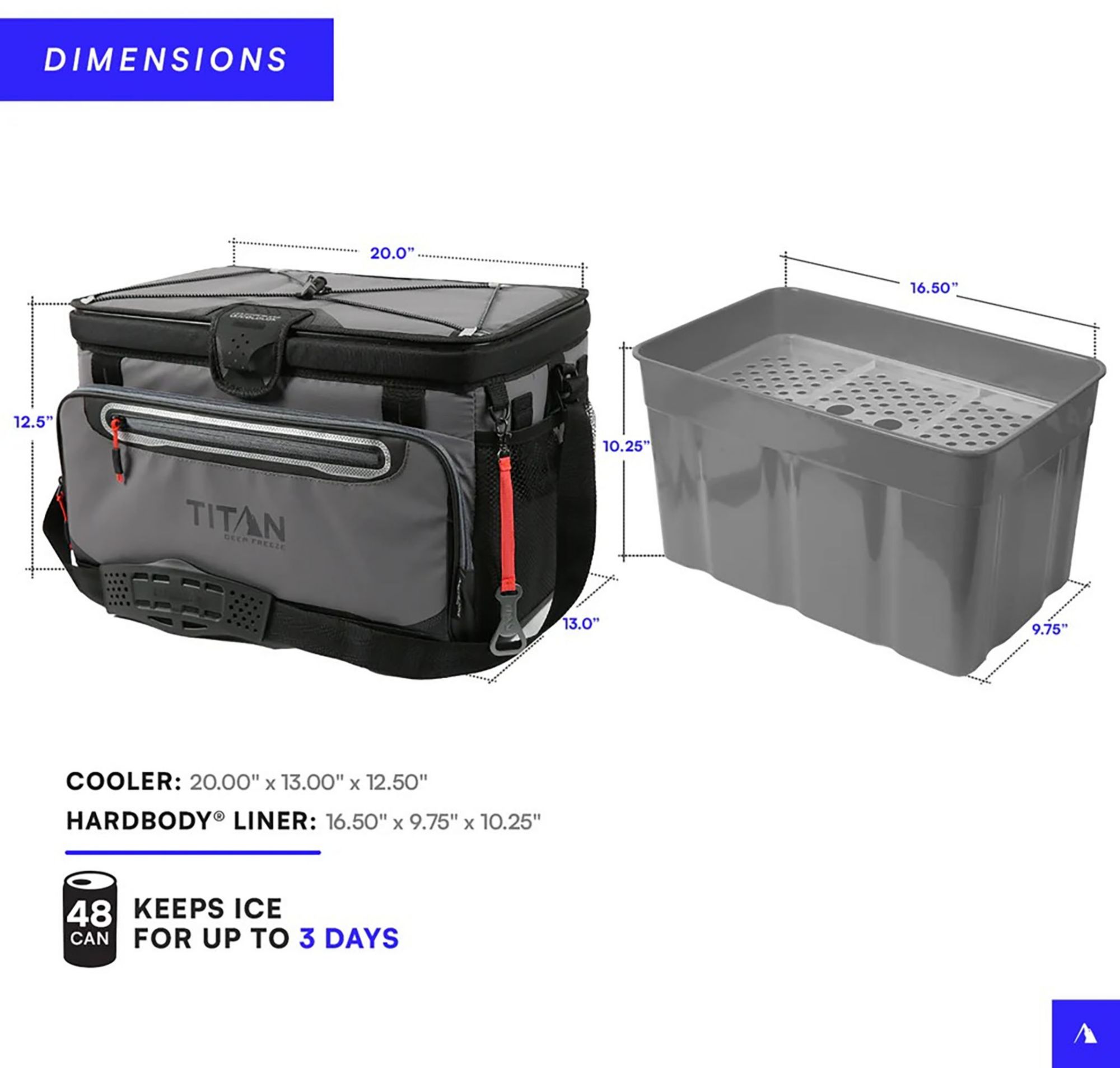 48 Can Zipperless HardBody Cooler product image