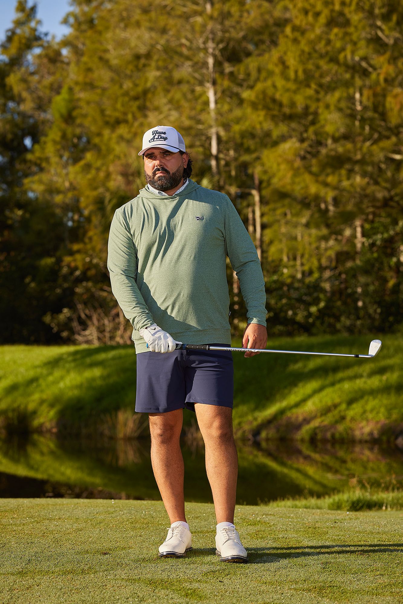 Breezy Golf Men's Have A Day Mesh Rope Golf Hat product image