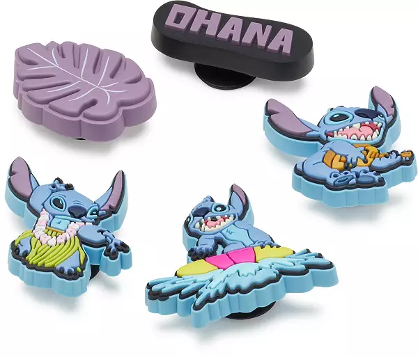 Crocs Jibbitz 5-Pack Disney Shoe Charms  Jibbitz for Crocs, Lilo and  Stitch, Small 