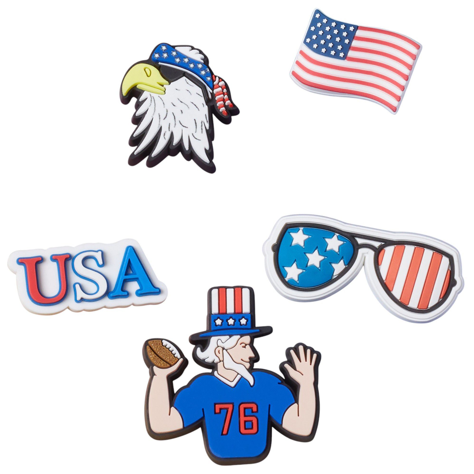 Crocs Jibbitz Patriotic - 5 Pack product image