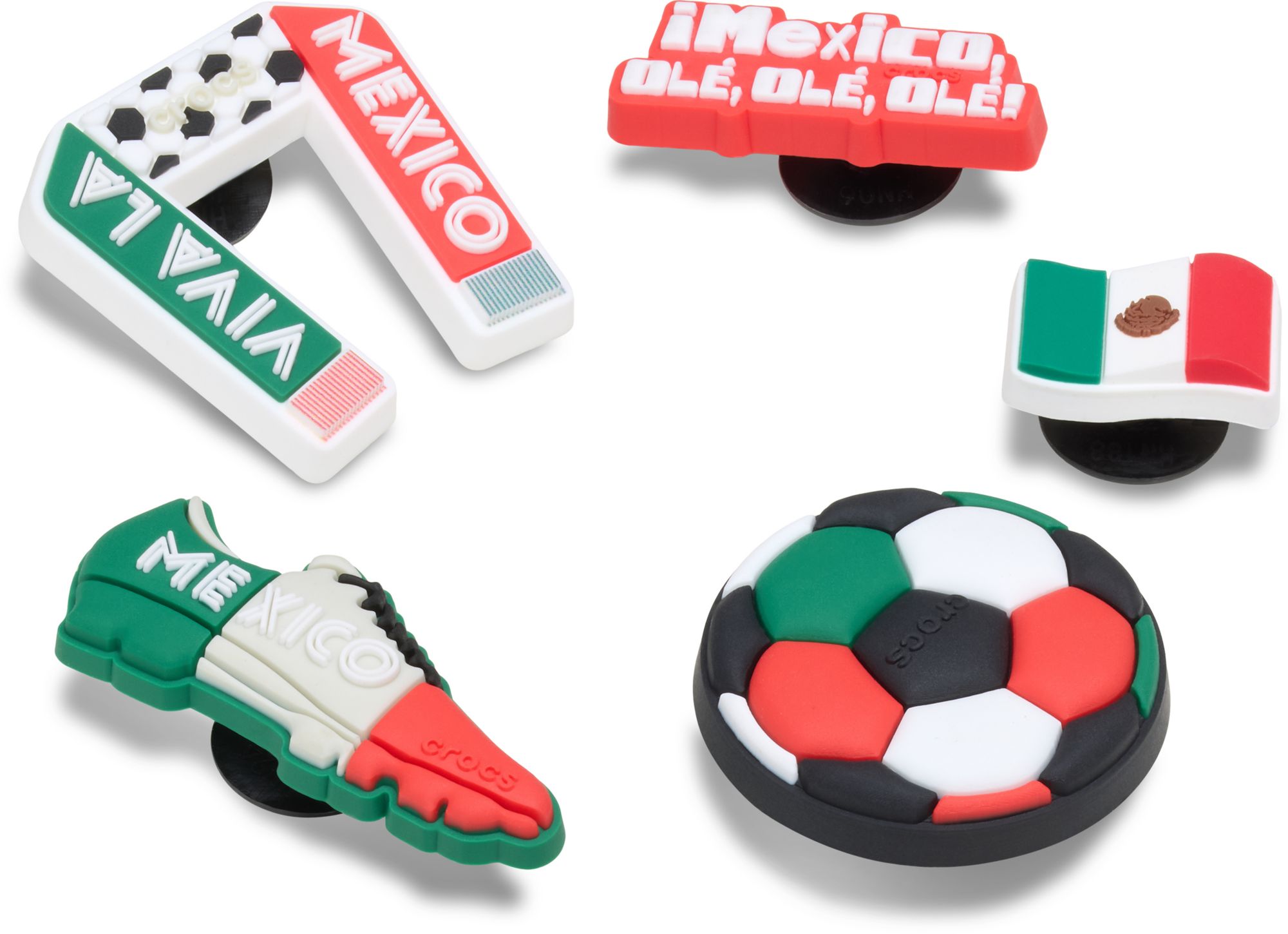 Crocs Jibbitz Mexican Soccer Fan - 5 Pack product image