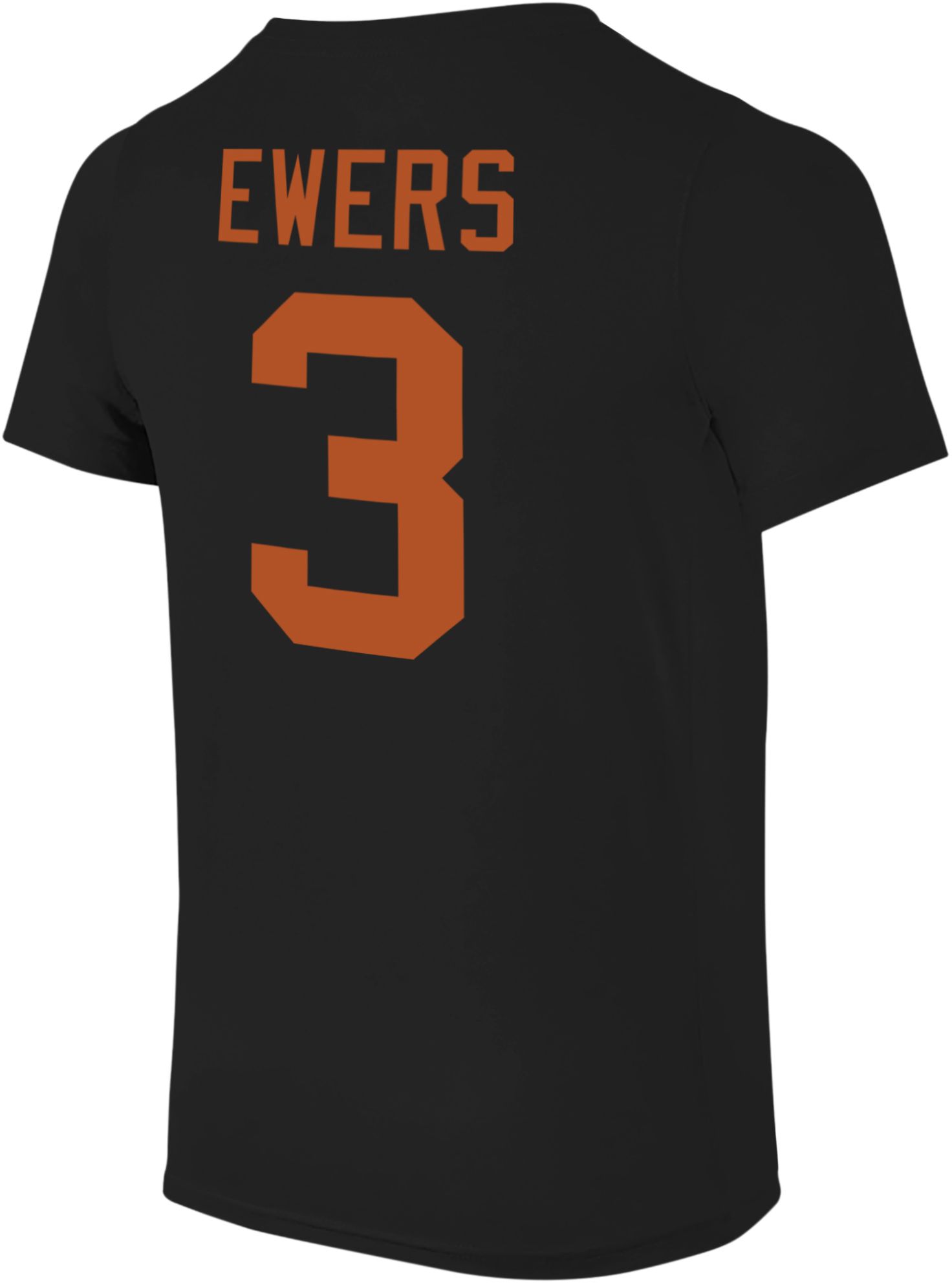 Retro Brand Youth Texas Longhorns Quinn Ewers #3 Black T-Shirt product image