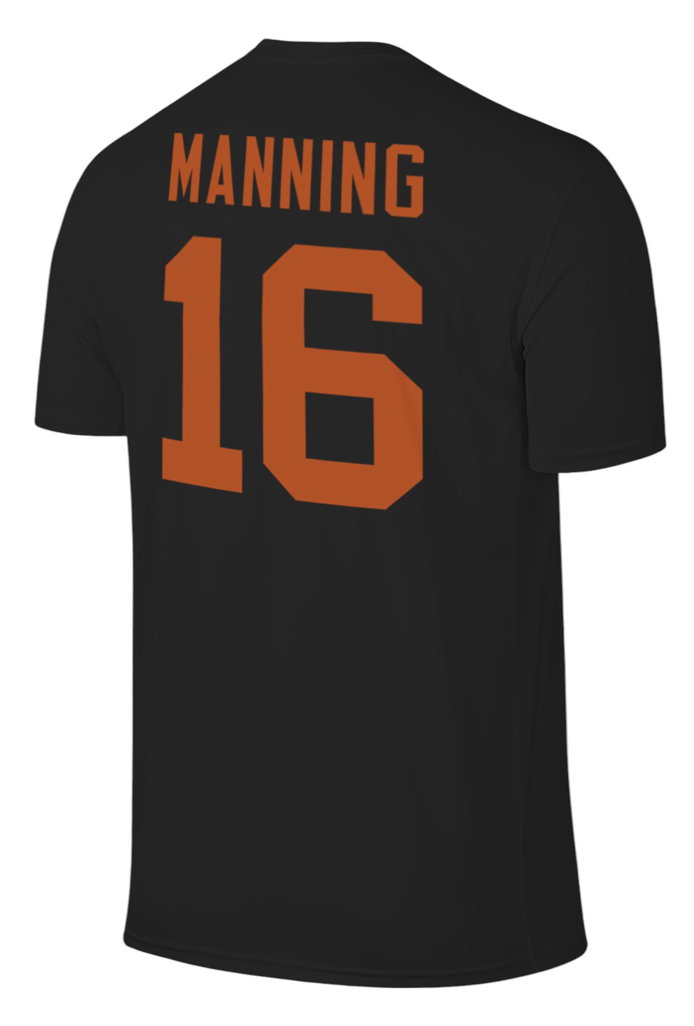 Retro Brand Men's Texas Longhorns Arch Manning #16 Black T-Shirt product image