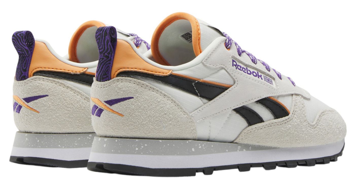 Reebok classic leather running shoes clearance