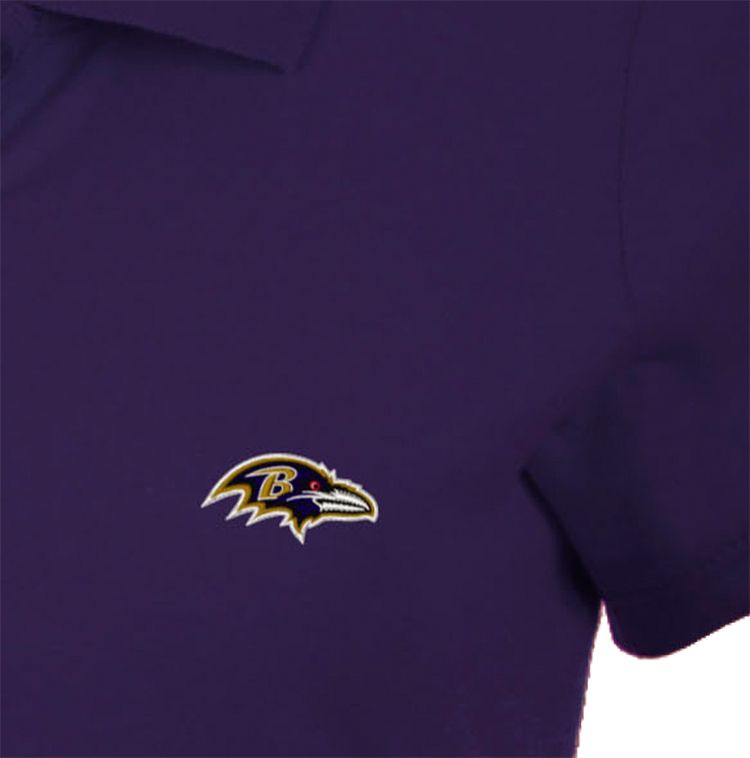 Antigua Women's Baltimore Ravens Purple Spark Polo product image