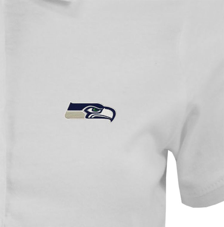 Antigua Women's Seattle Seahawks White Spark Polo product image