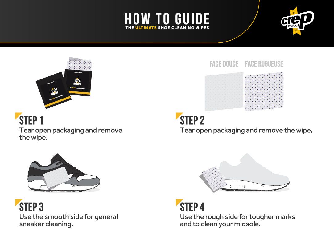 Crep Protect Shoe Cleaning Wipes product image