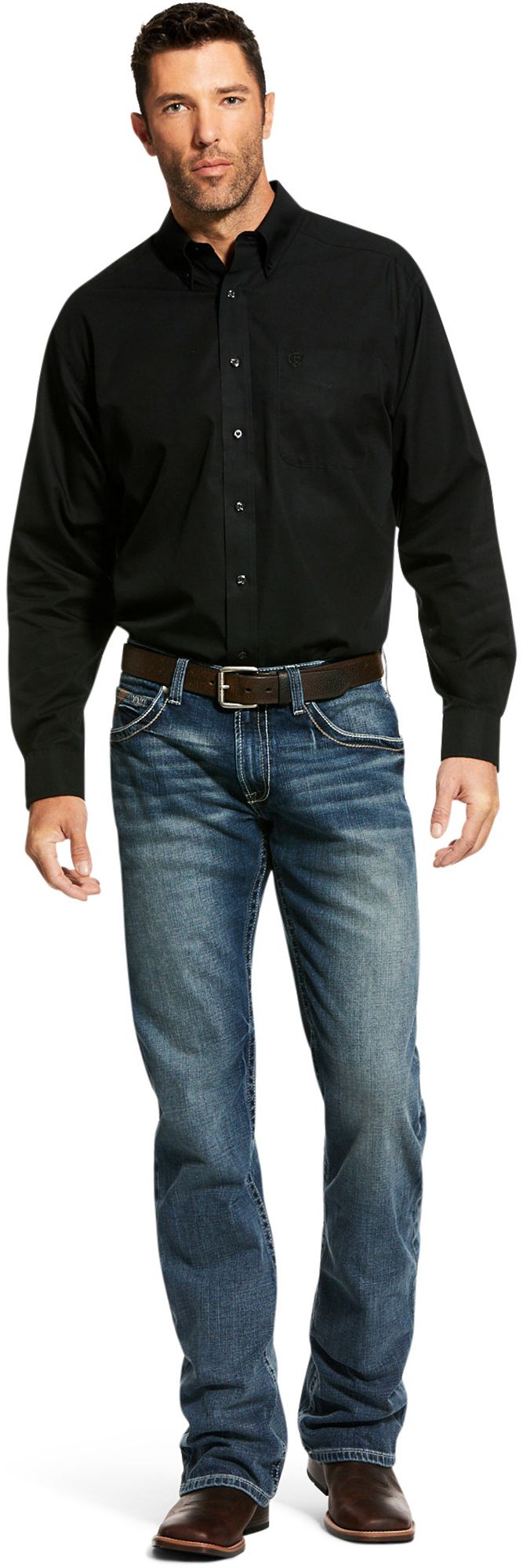 Ariat Mens M5 Slim Stretch Adkins Stackable Straight Leg Jean product image