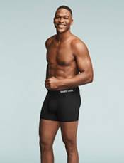 NWT $64 TOMMY JOHN [ Large ] Cool Cotton 4-Inch Boxer Briefs Black