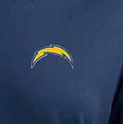 Antigua Men's Los Angeles Chargers Pique Xtra-Lite Navy Polo product image