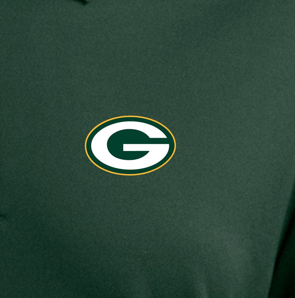 Antigua Men's Green Bay Packers Pique Xtra-Lite Green Polo product image