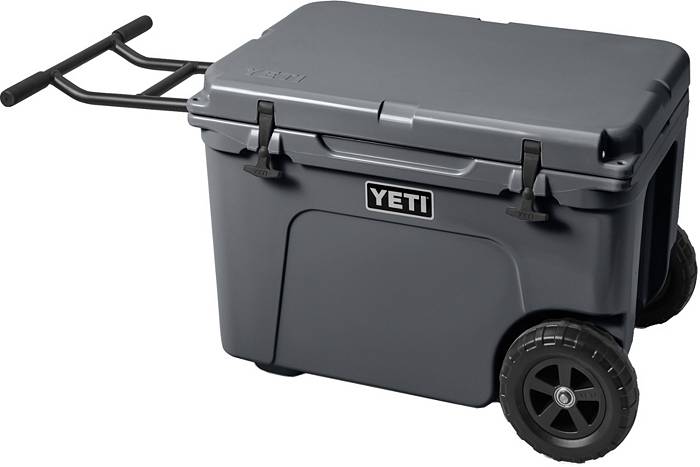 YETI Tundra Haul Wheeled Insulated Chest Cooler, Navy in the