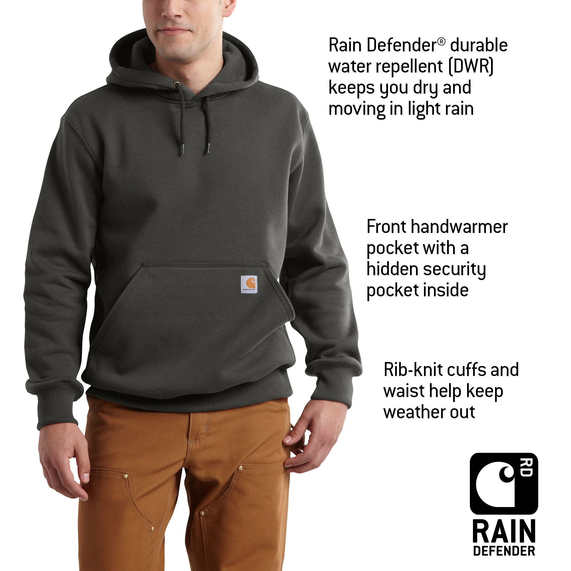 carhartt rain hoodie