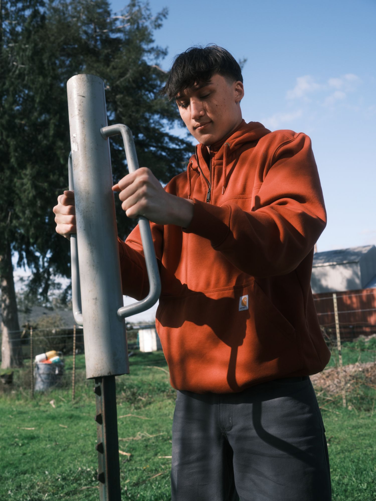 Carhartt Men's Paxton Heavyweight Mock Zip Hoodie product image