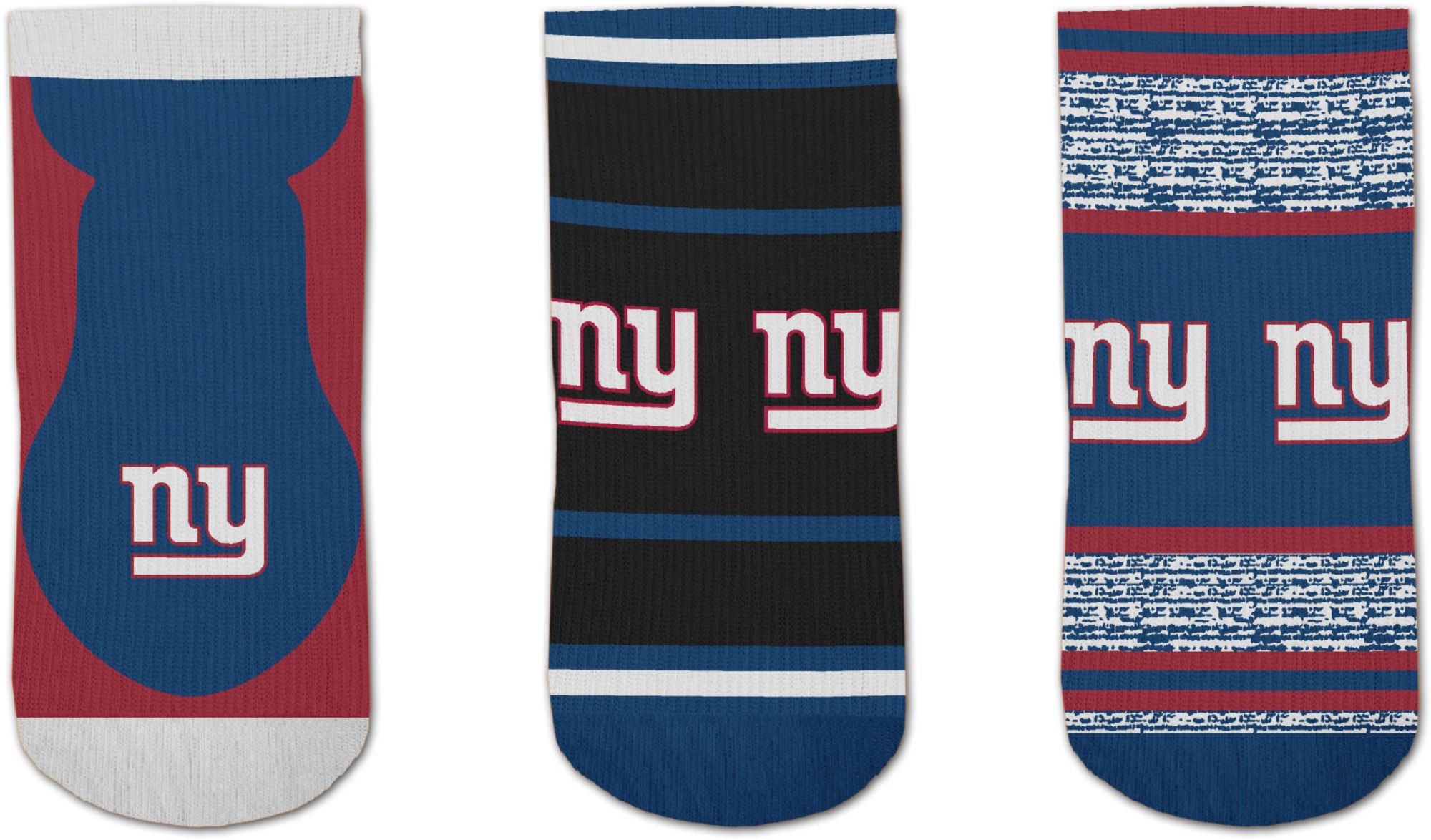 For Bare Feet New York Giants 3-Pack Socks product image