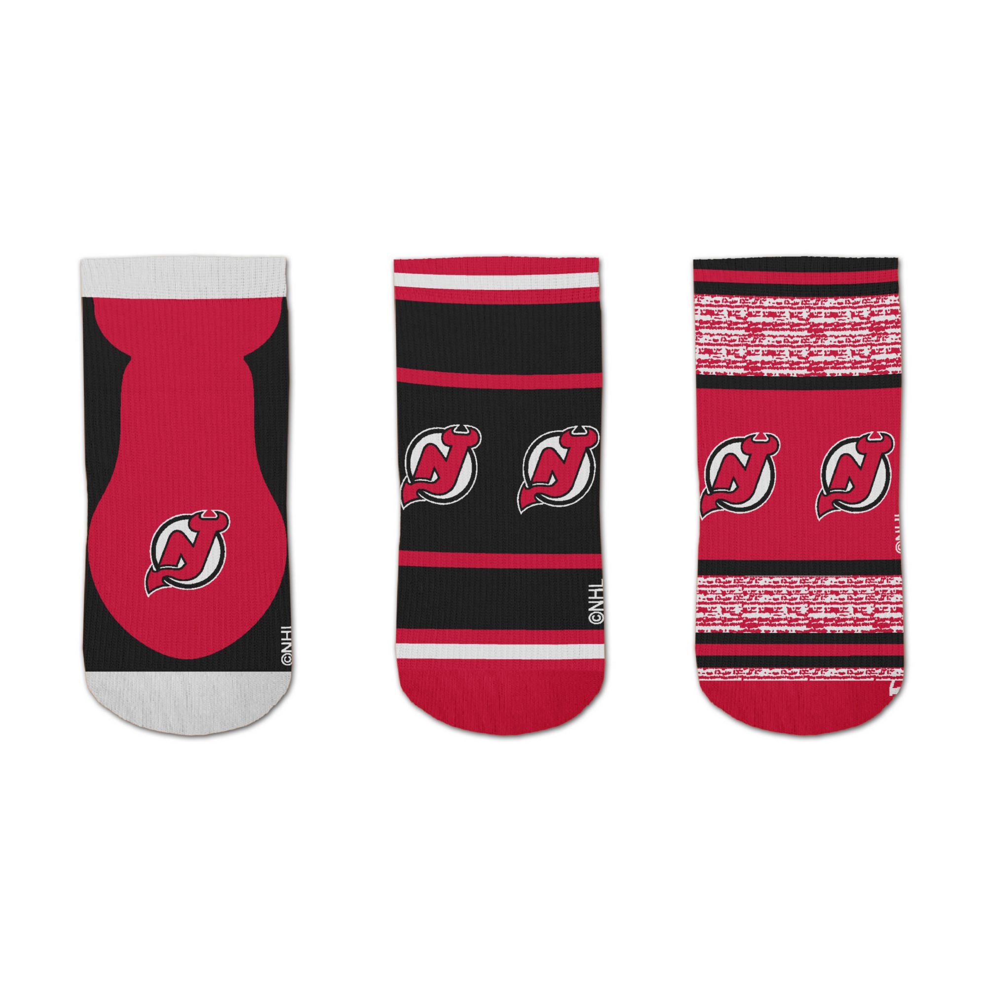 For Bare Feet New Jersey Devils 3-Pack Socks product image