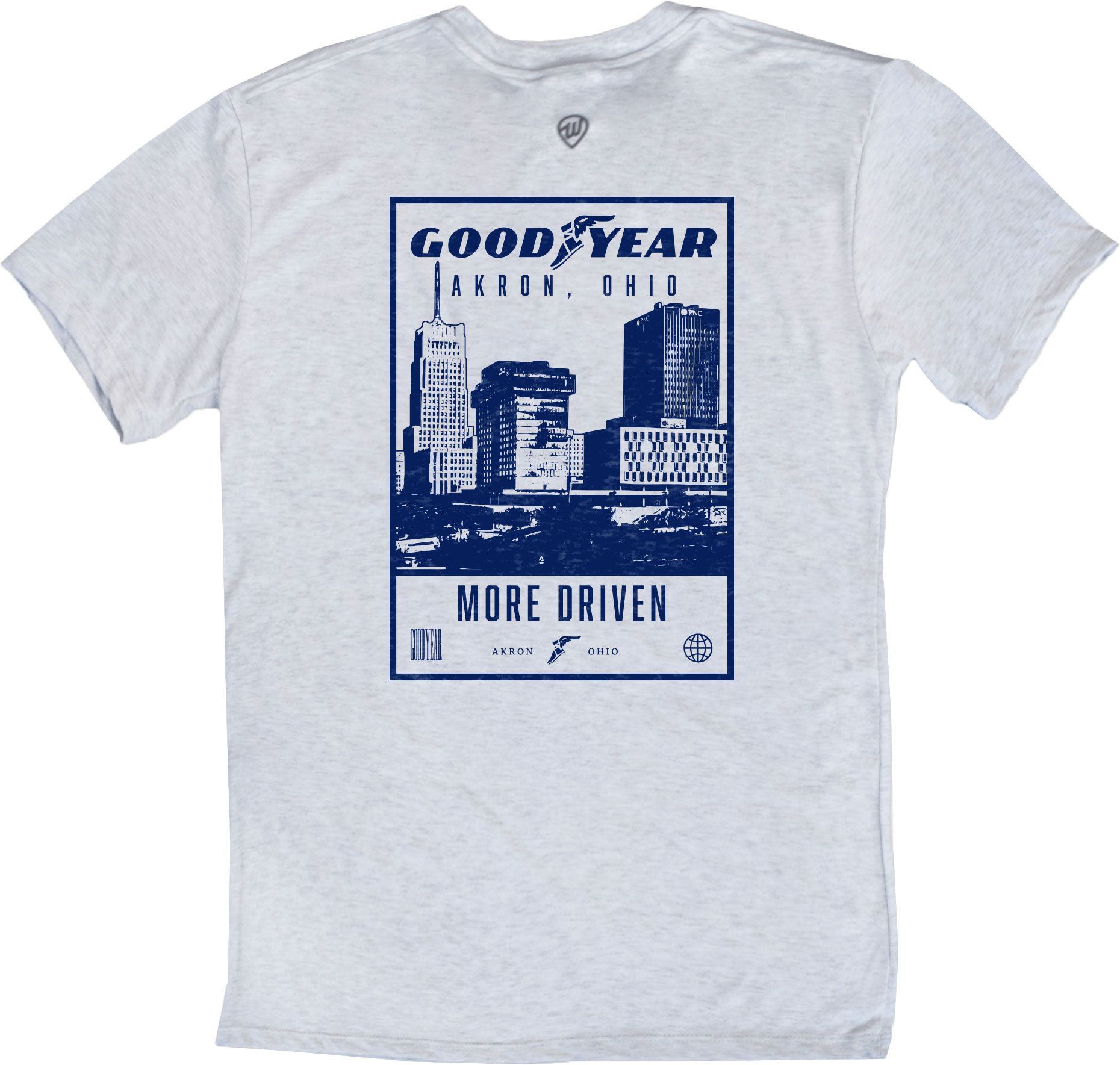 Where I'm From Adult Akron Ash Skyline T-Shirt product image