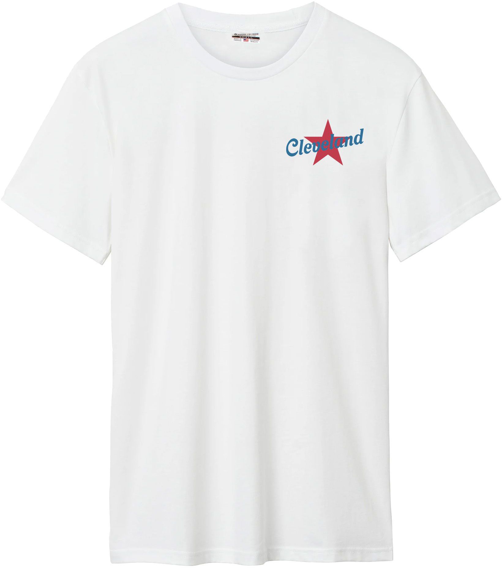 Where I'm From Adult Cleveland White 2026 Americana 2 Hit T-Shirt product image