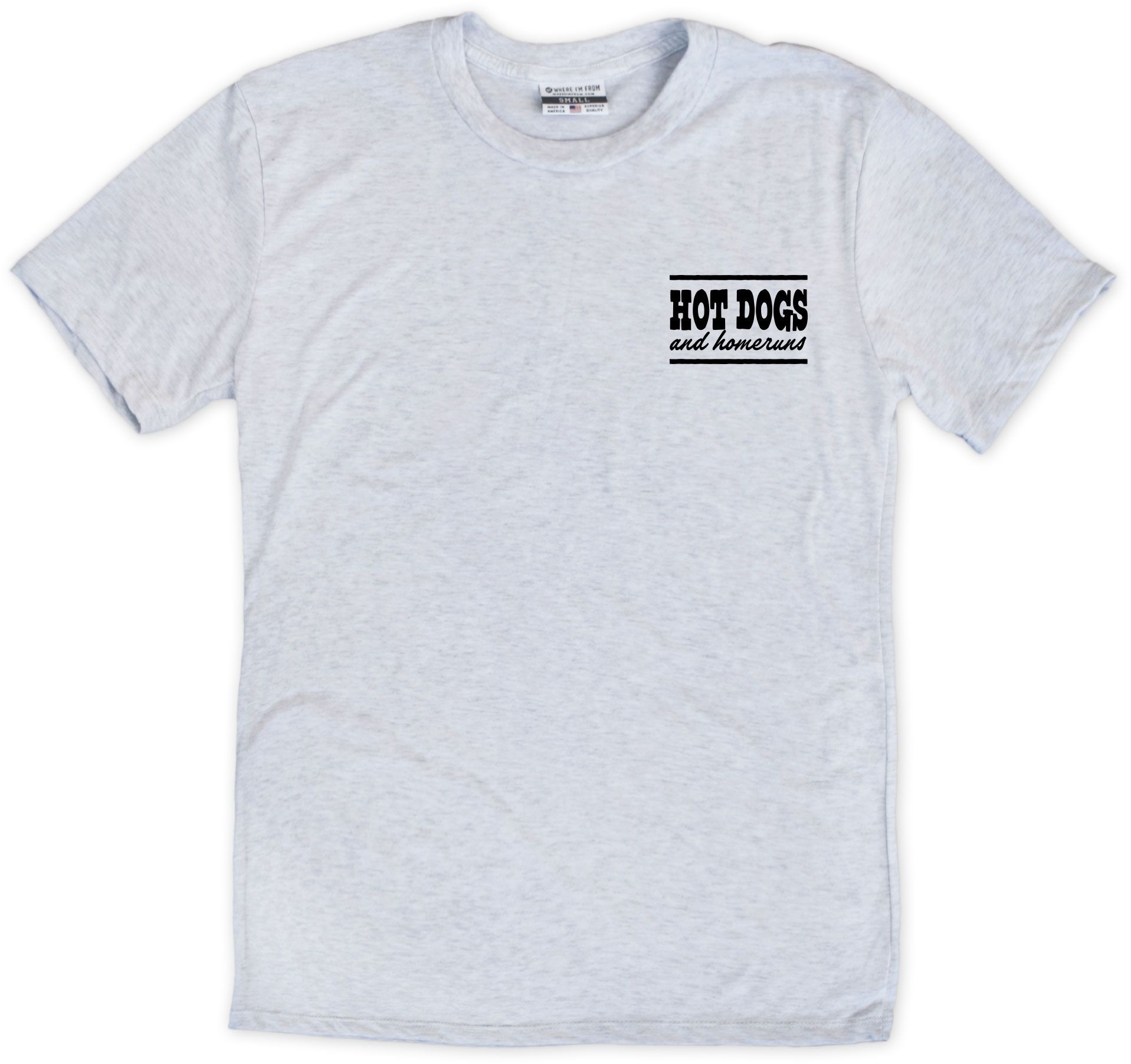 Where I'm From Adult America Ash 2 Hit T-Shirt product image