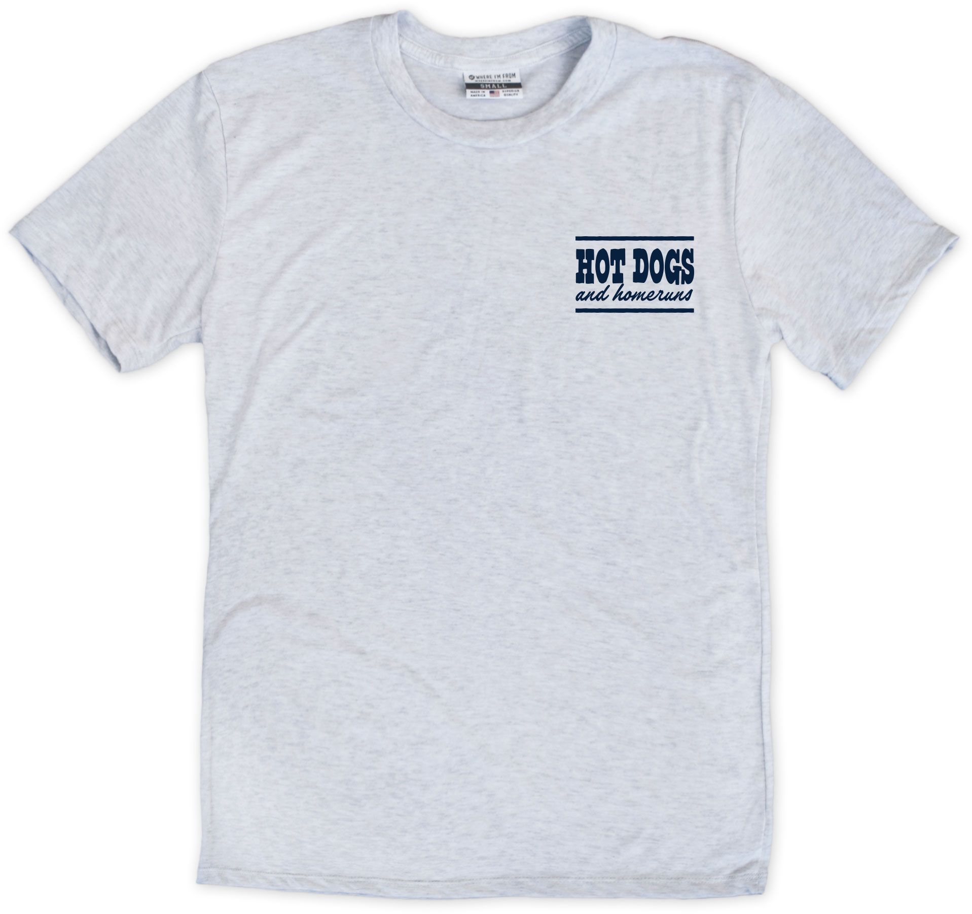 Where I'm From Adult America Ash 2 Hit T-Shirt product image