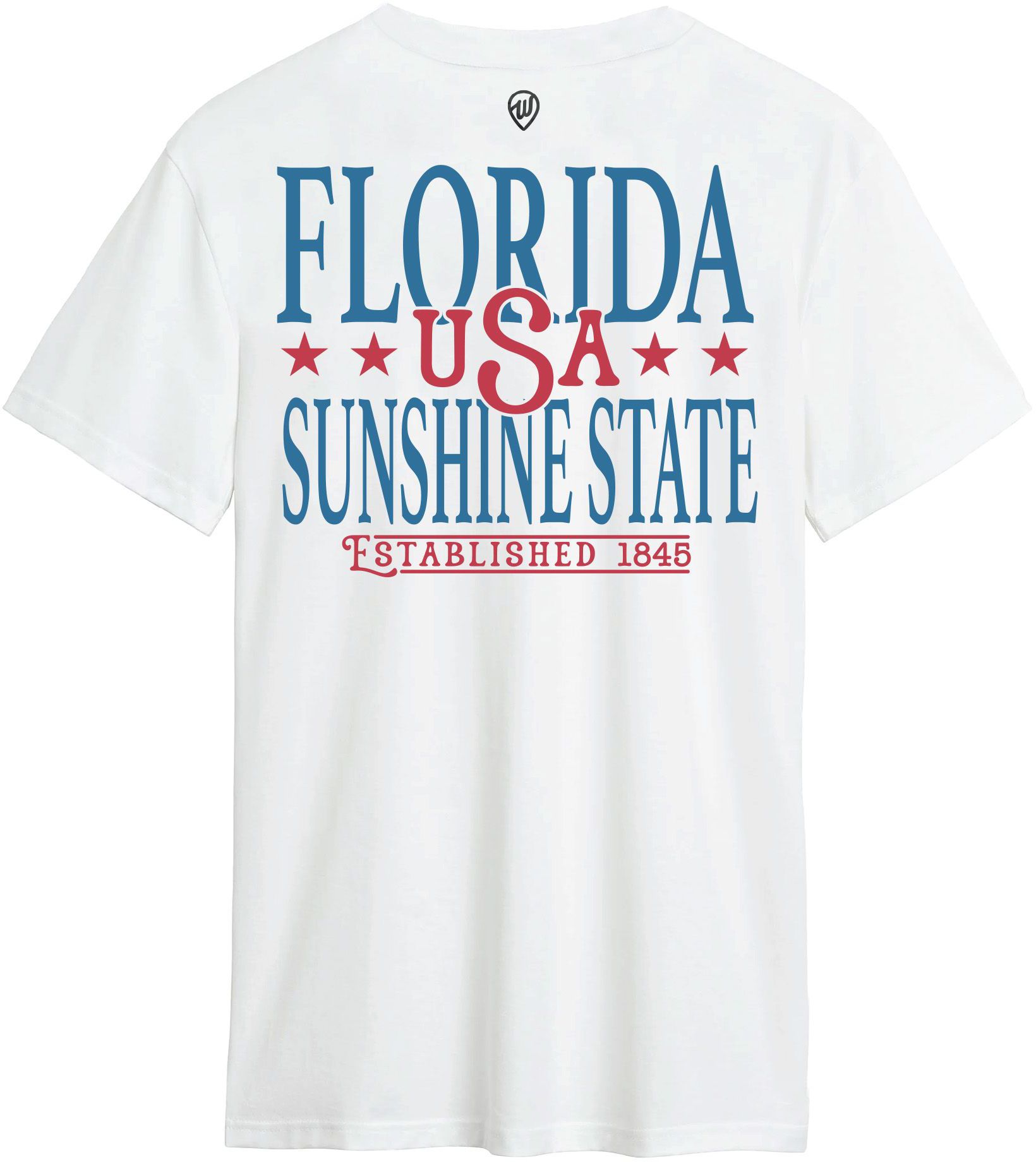 Where I'm From Adult Florida White 2026 Americana 2 Hit T-Shirt product image