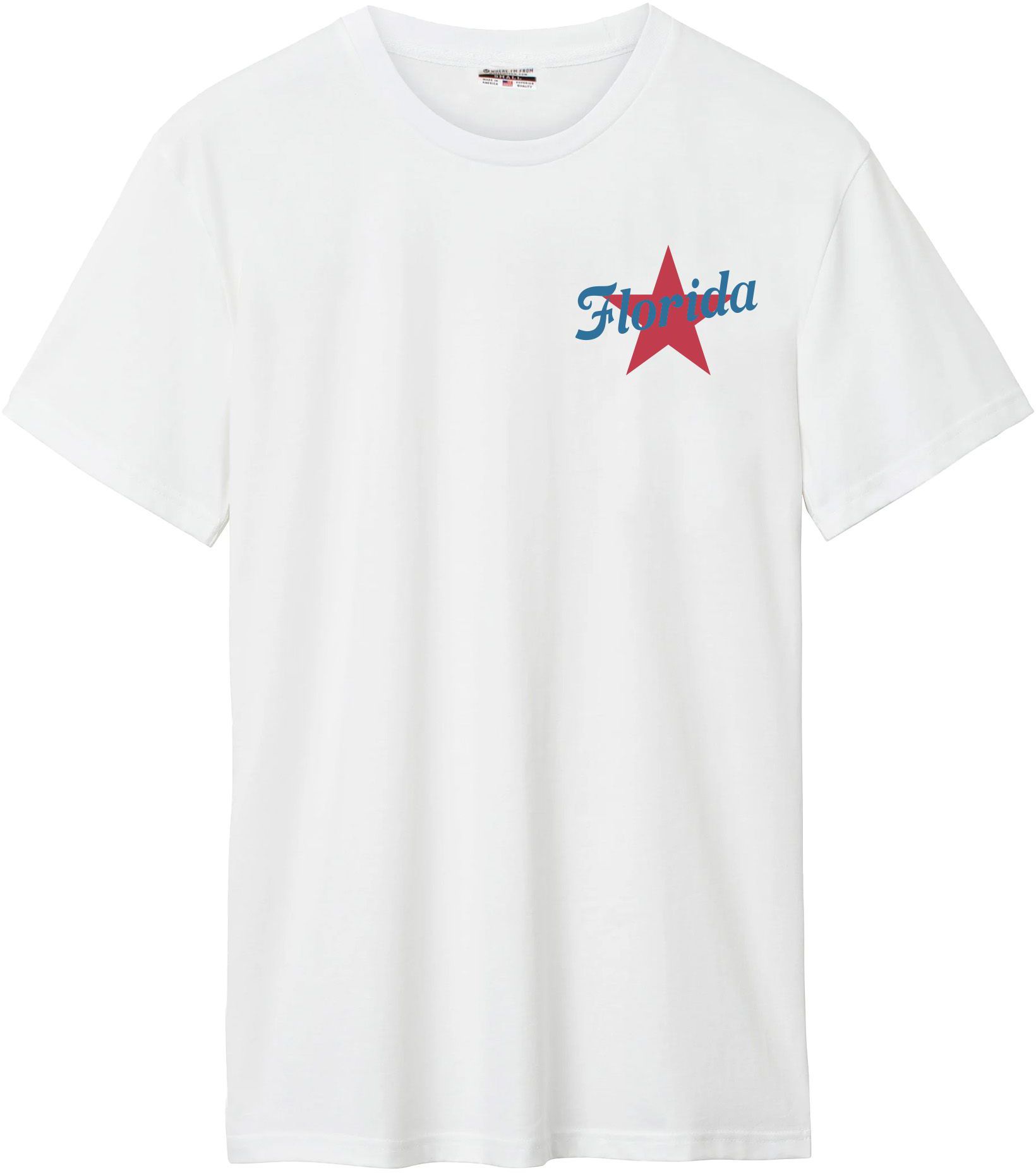 Where I'm From Adult Florida White 2026 Americana 2 Hit T-Shirt product image