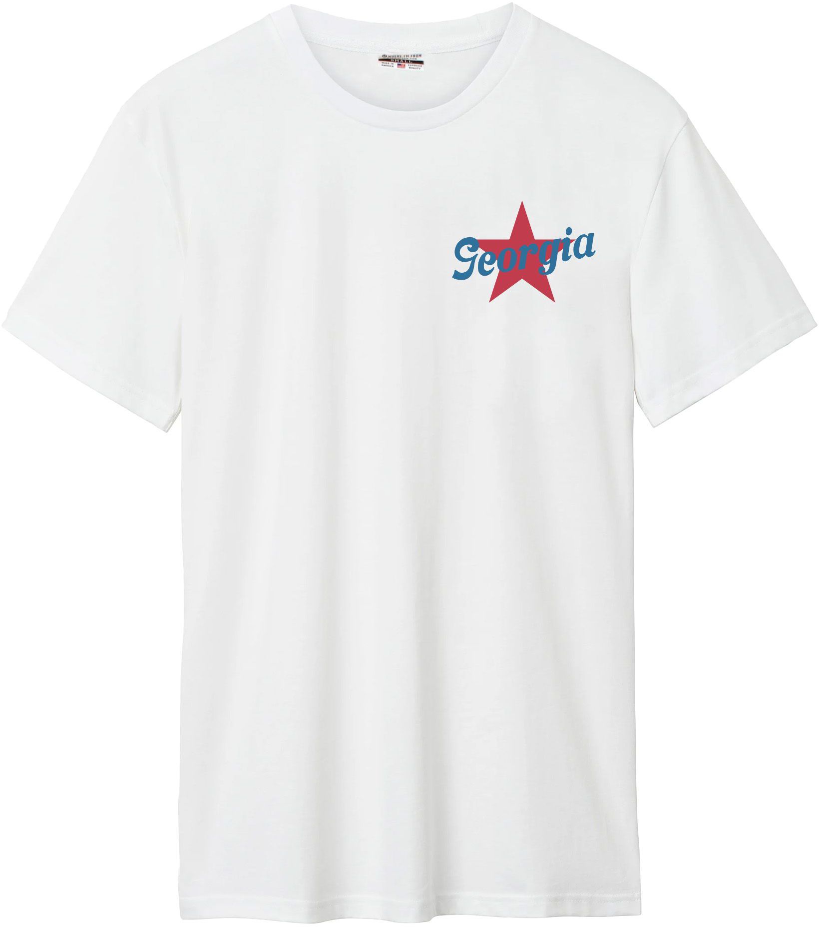 Where I'm From Adult Georgia White 2026 Americana 2 Hit T-Shirt product image
