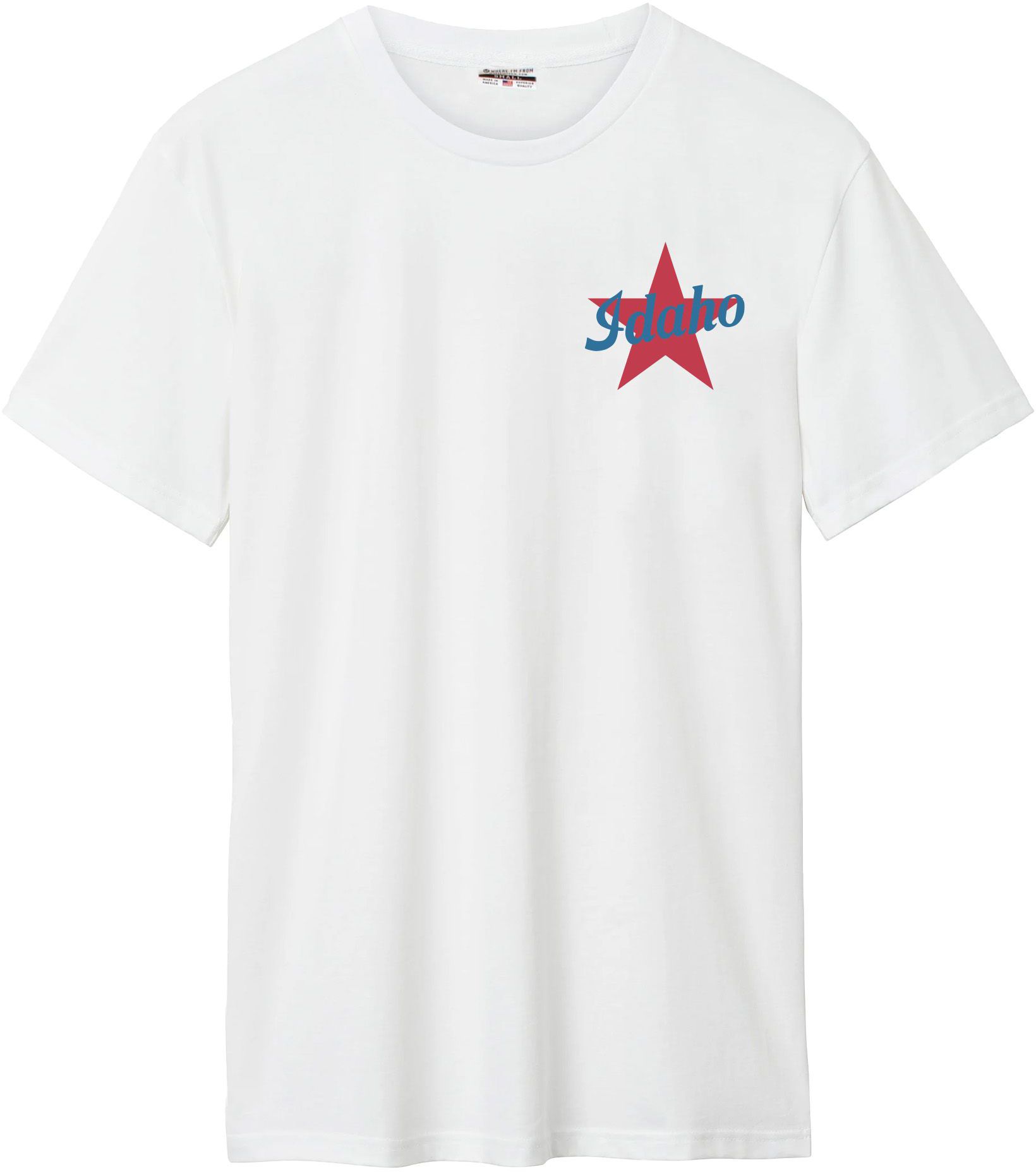 Where I'm From Adult Idaho White 2026 Americana 2 Hit T-Shirt product image