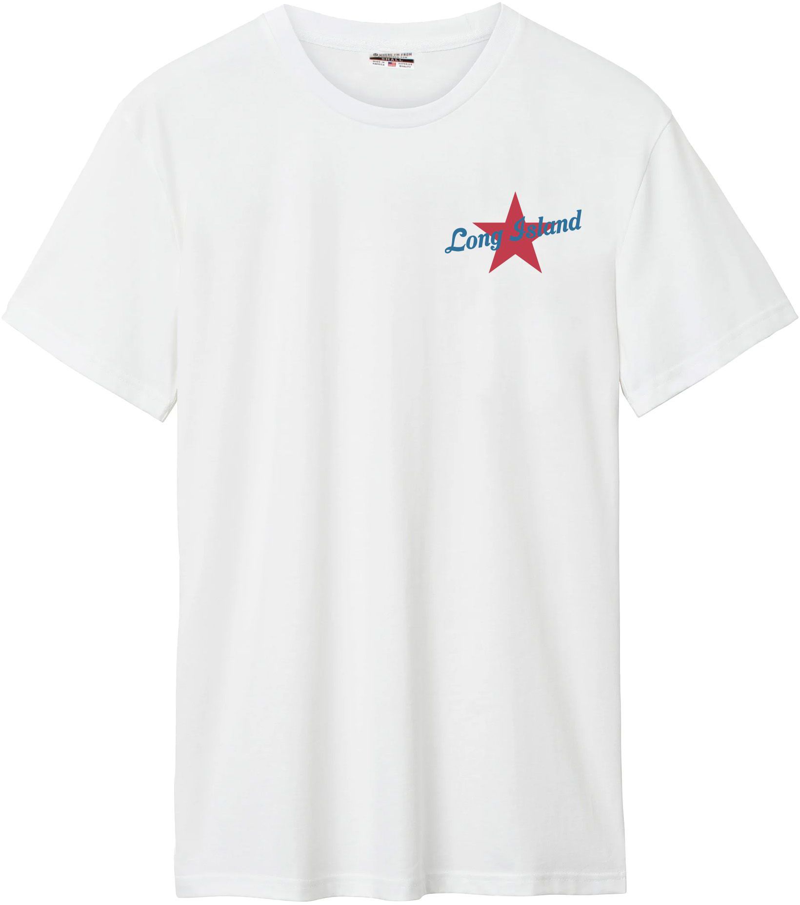 Where I'm From Adult Long Island White 2026 Americana 2 Hit T-Shirt product image