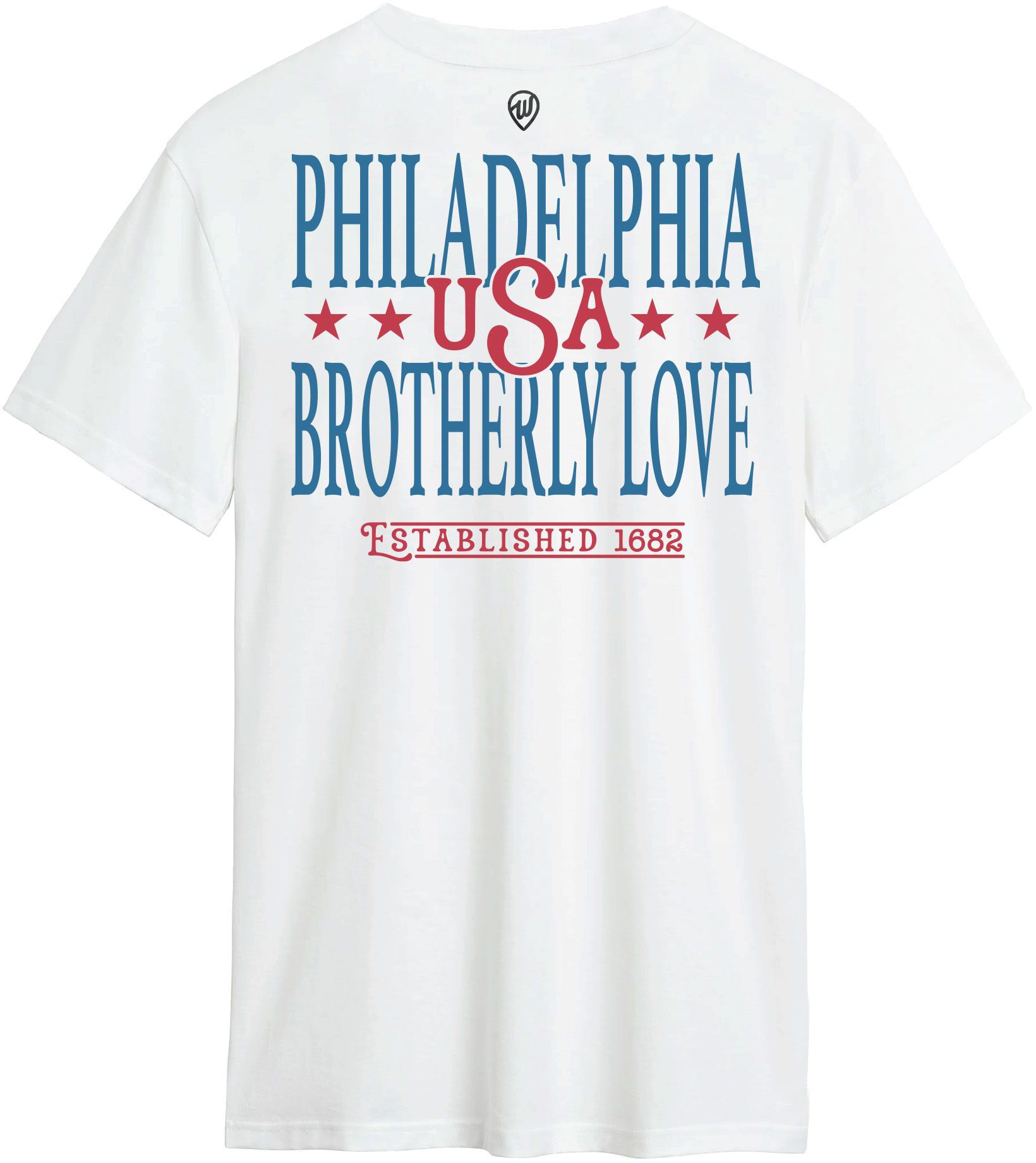 Where I'm From Adult Philadelphia White 2026 Americana 2 Hit T-Shirt product image
