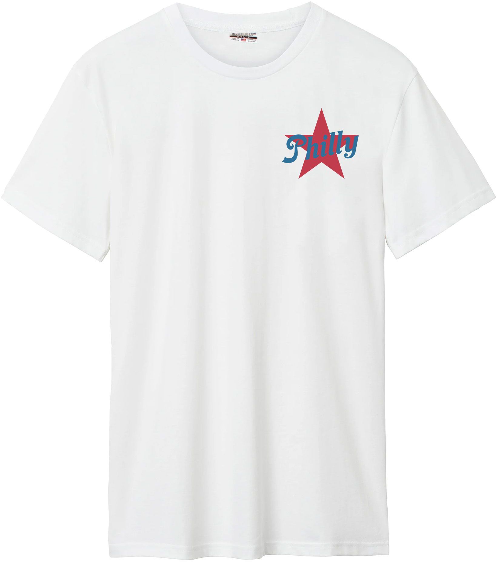 Where I'm From Adult Philadelphia White 2026 Americana 2 Hit T-Shirt product image