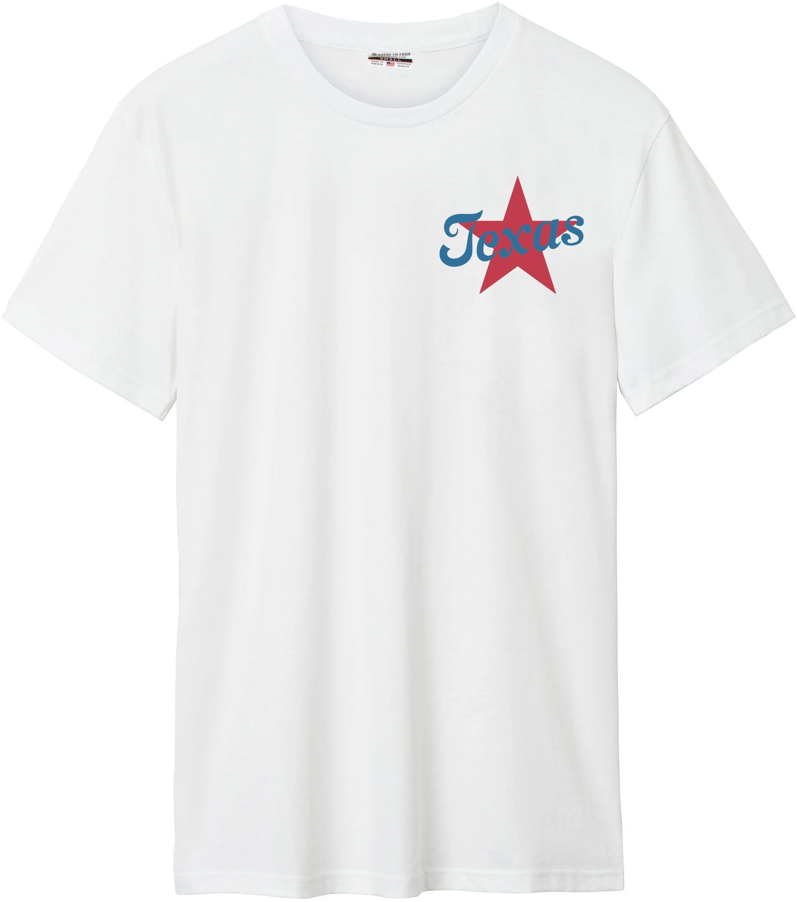 Where I'm From Adult Texas White 2026 Americana 2 Hit T-Shirt product image