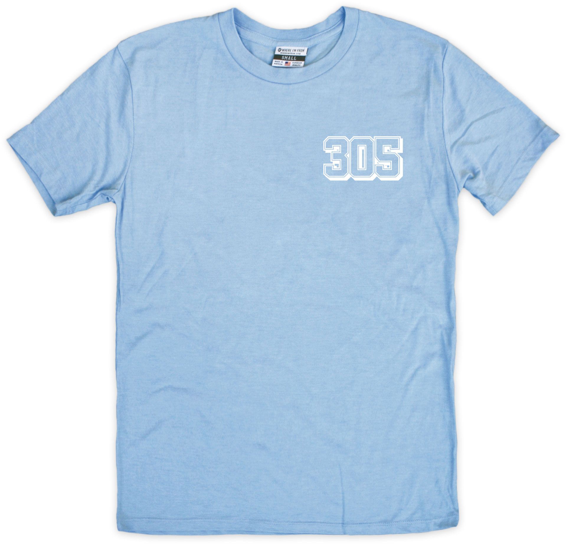 Where I'm From Adult Argentina Blue T-Shirt product image