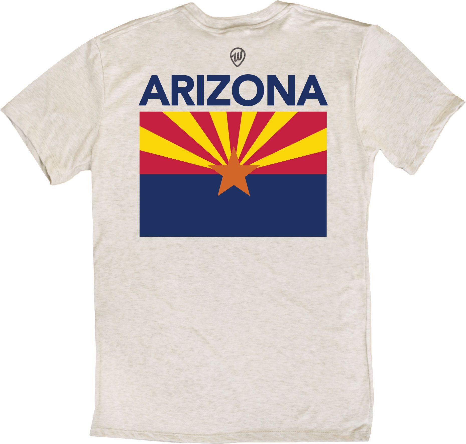 Where I'm From Arizona State Flag Ash T-Shirt