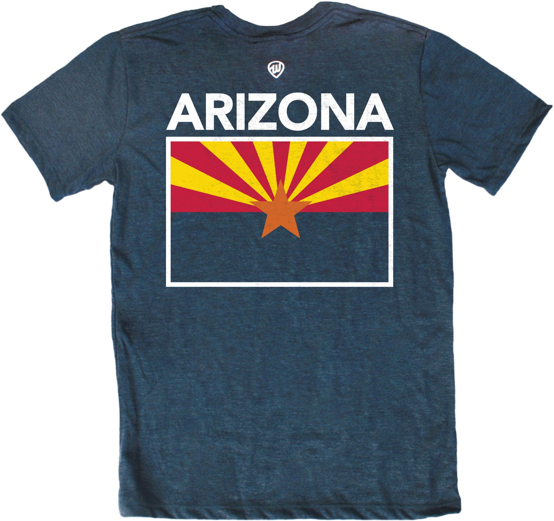 Where I'm From Adult Arizona State Flag Navy T-Shirt product image