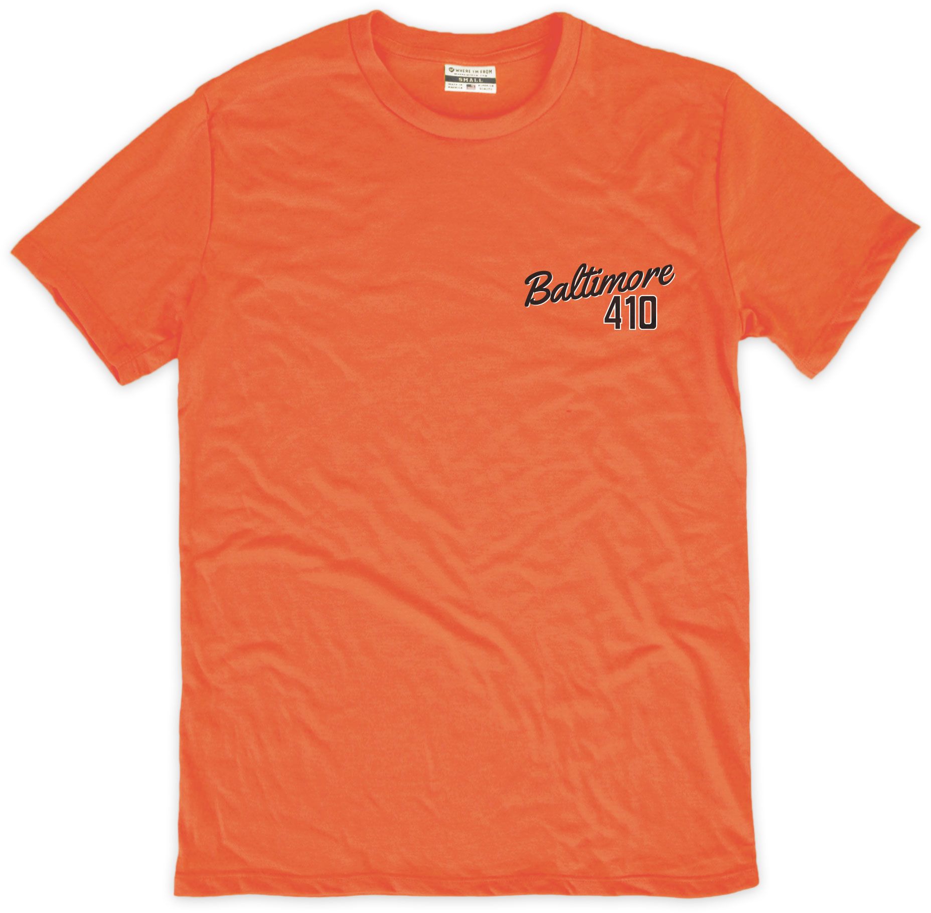 Where I'm From Adult Baltimore Script 410 T-Shirt product image