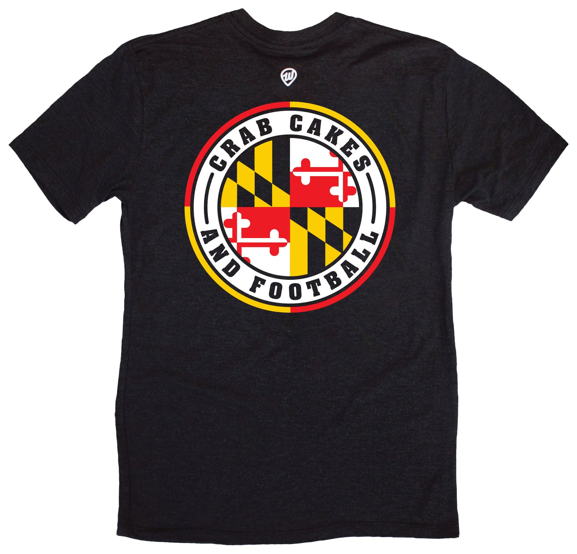 Where I'm From Adult Baltimore Crab Cake Red T-Shirt product image