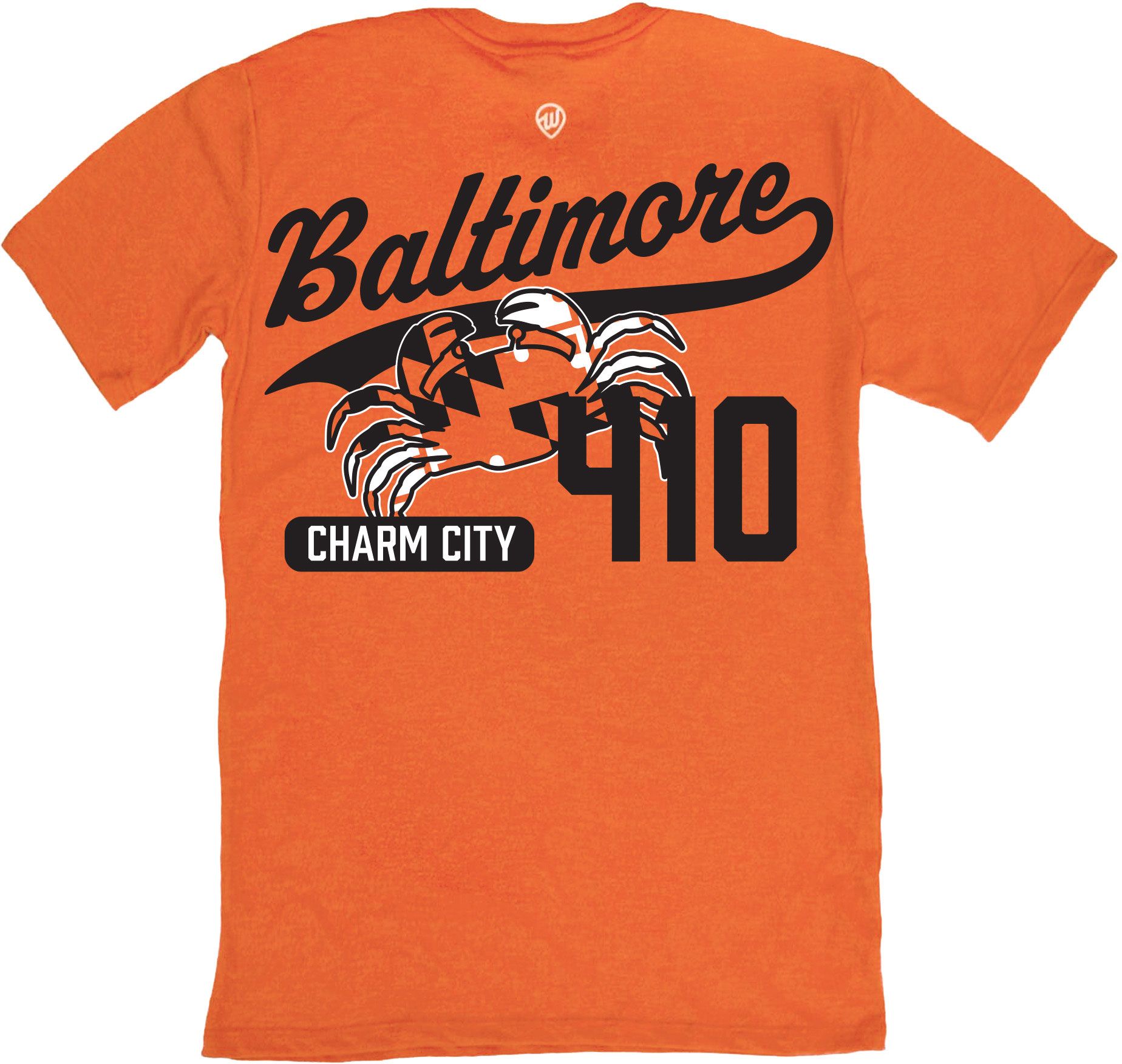 Where I'm From Adult Baltimore Orange 410 T-Shirt product image