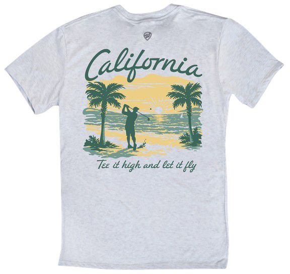 Where I'm From Adult California Ash Tee High 2 Hit T-Shirt product image