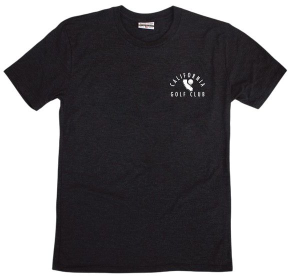 Where I'm From Adult California Black Golf Club 2 Hit T-Shirt product image