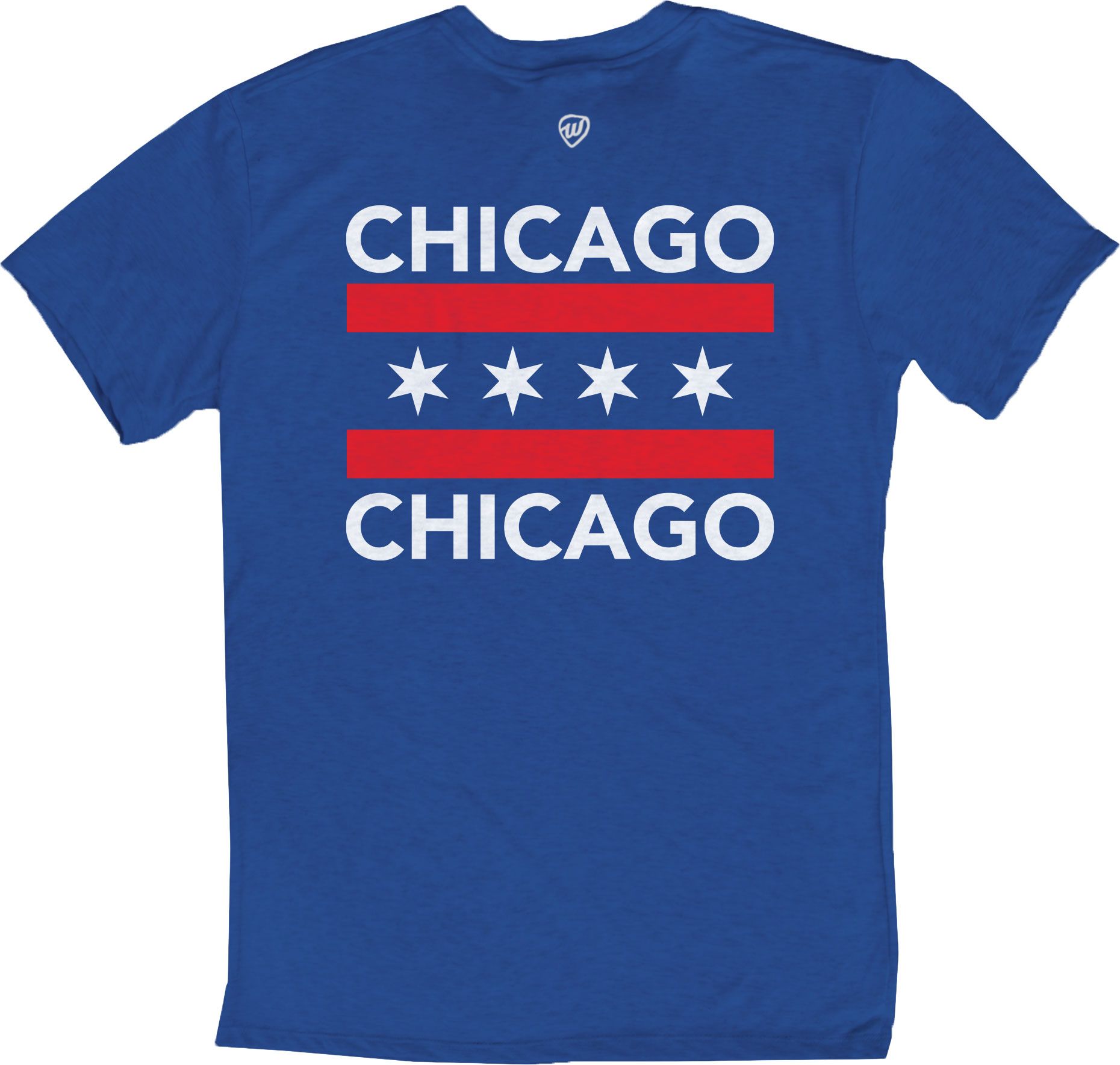 Where I'm From Adult Chicago Flag Stars T-Shirt product image