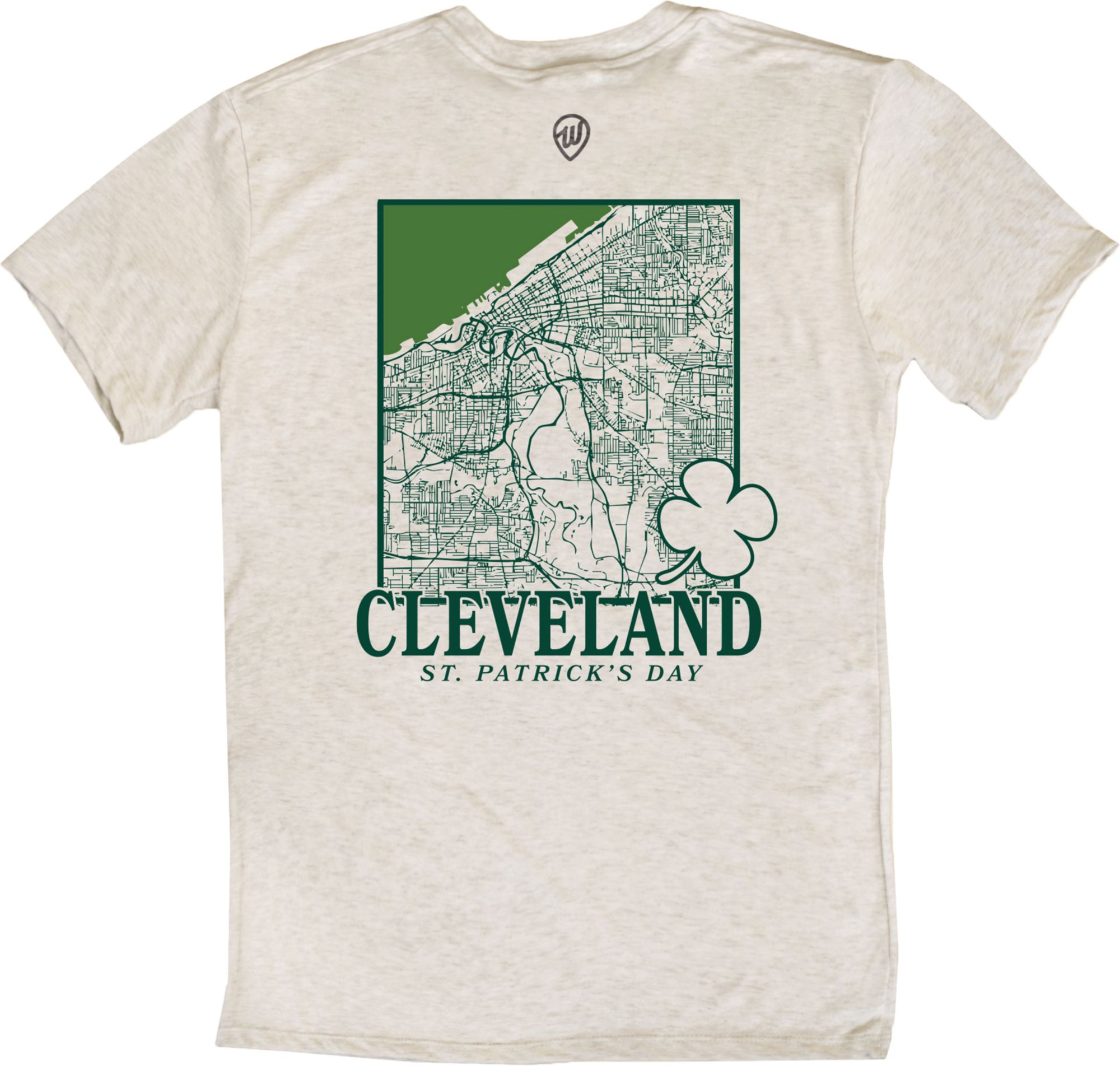 Where I'm From Adult Cleveland&nbsp;St. Patrick's Day Oatmeal 2 Hit T-Shirt product image