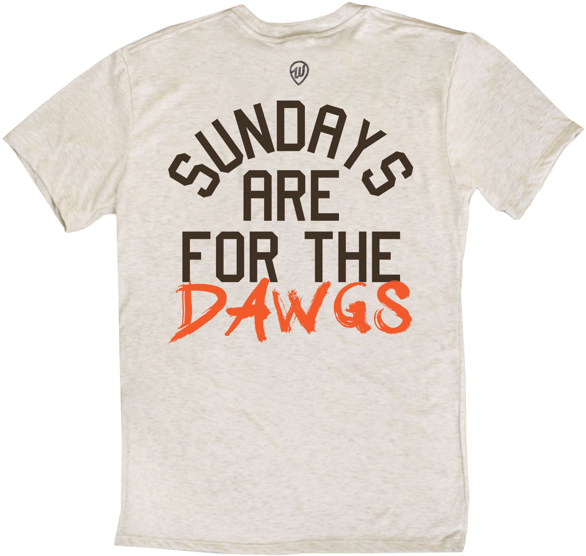 Where I'm From Men's Cleveland Cream Sundays 2-Hit Short Sleeve T-Shirt product image