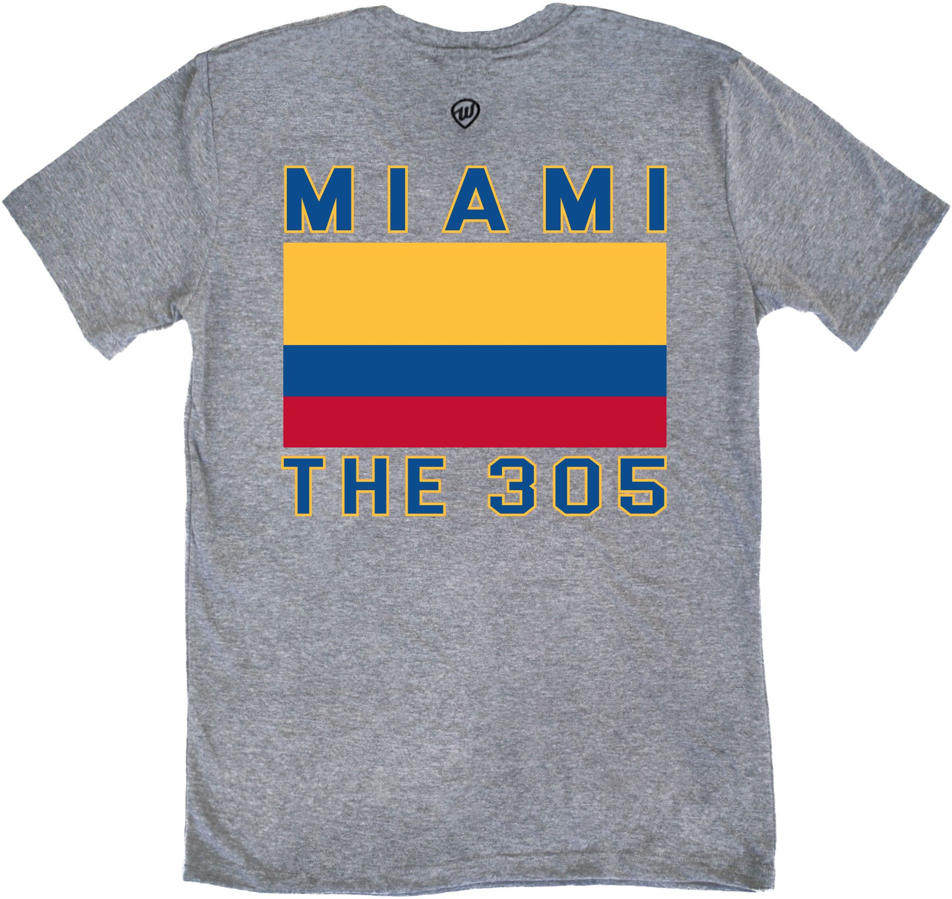 Where I'm From Adult Colombia Gray T-Shirt product image