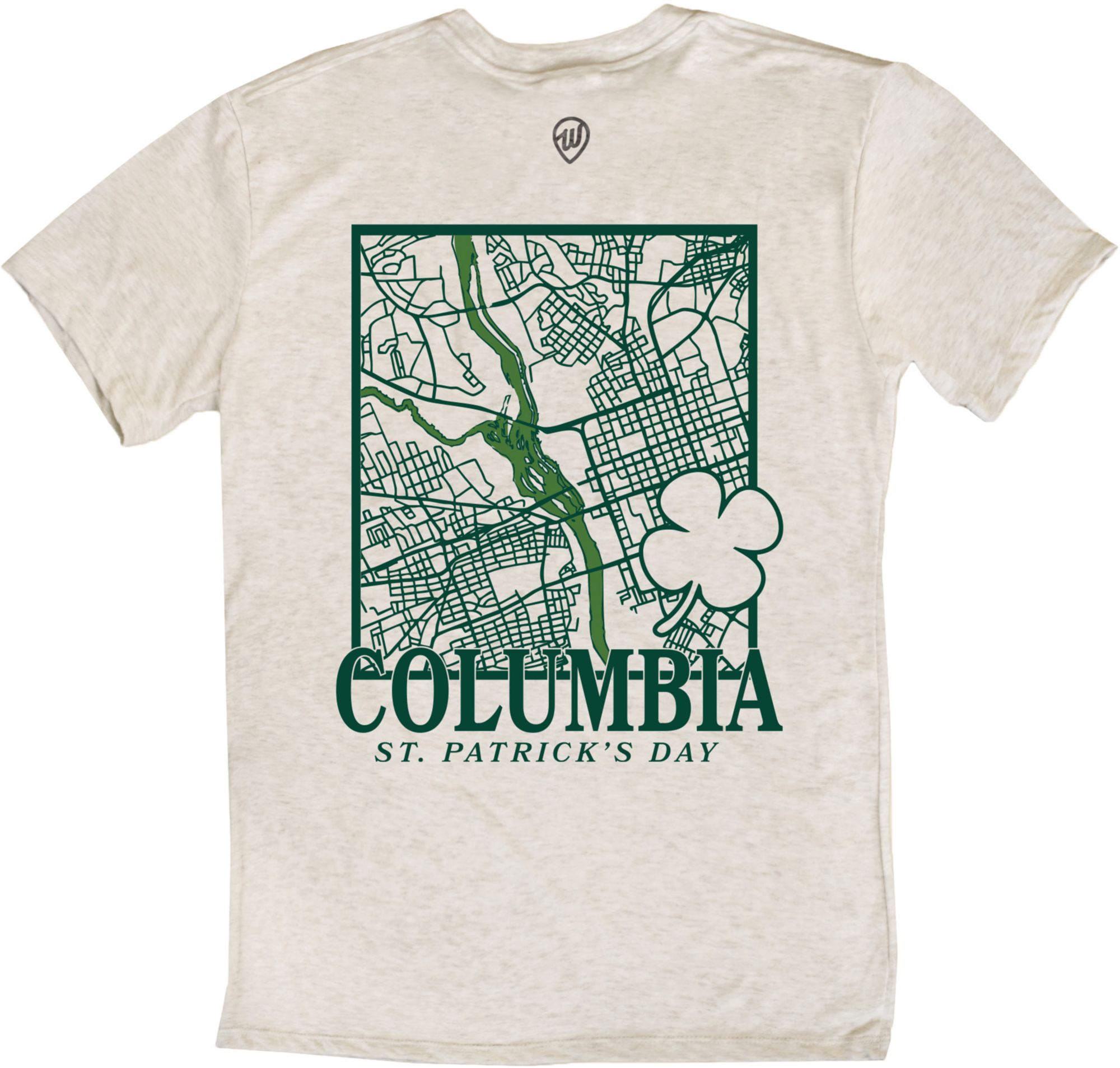 Where I'm From Adult Columbia City Oatmeal St. Patty's T-Shirt product image