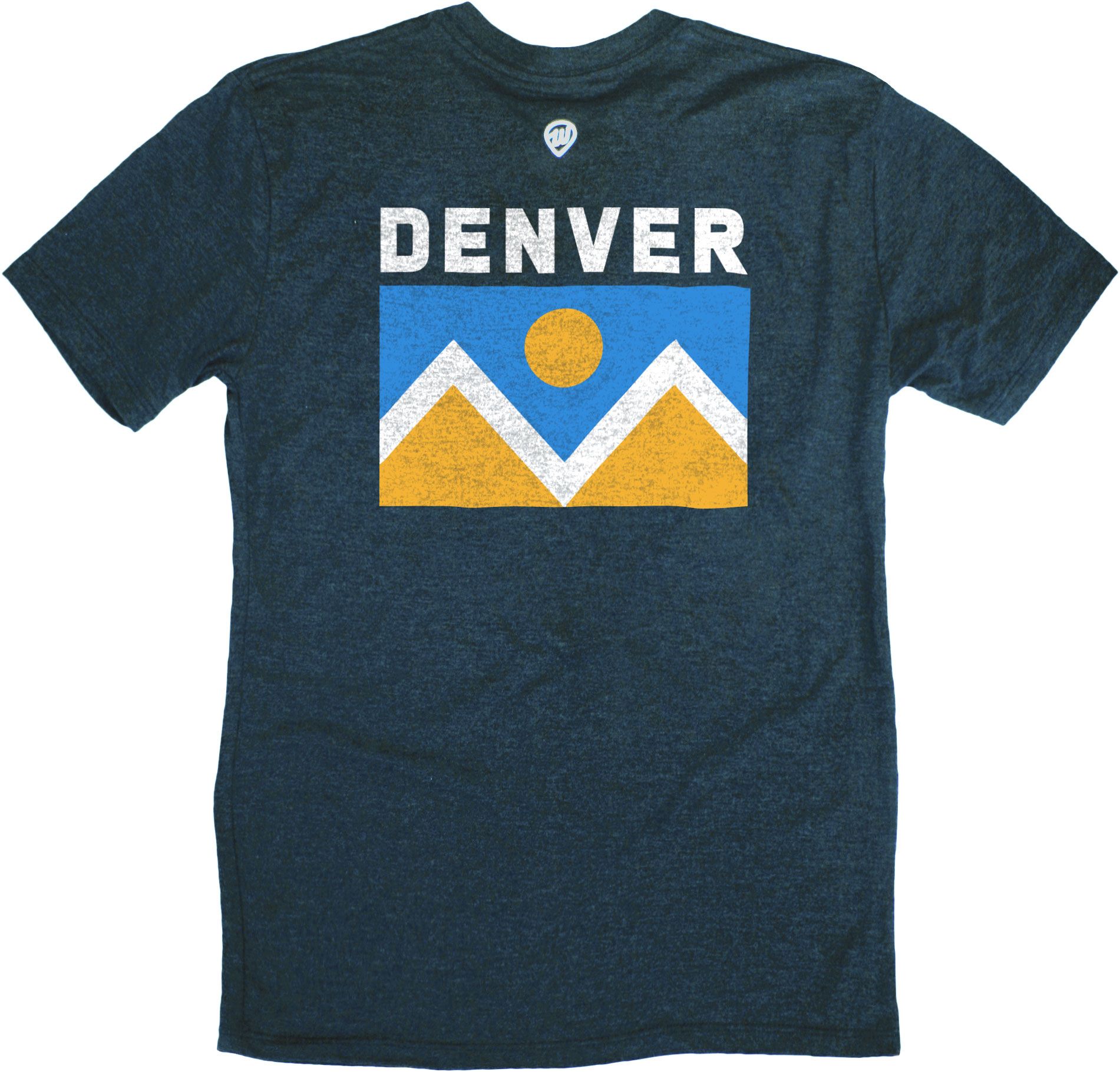 Where I'm From Denver Navy Mountain T-Shirt product image